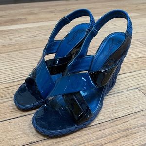 Yves Saint Laurent Braided Wedges